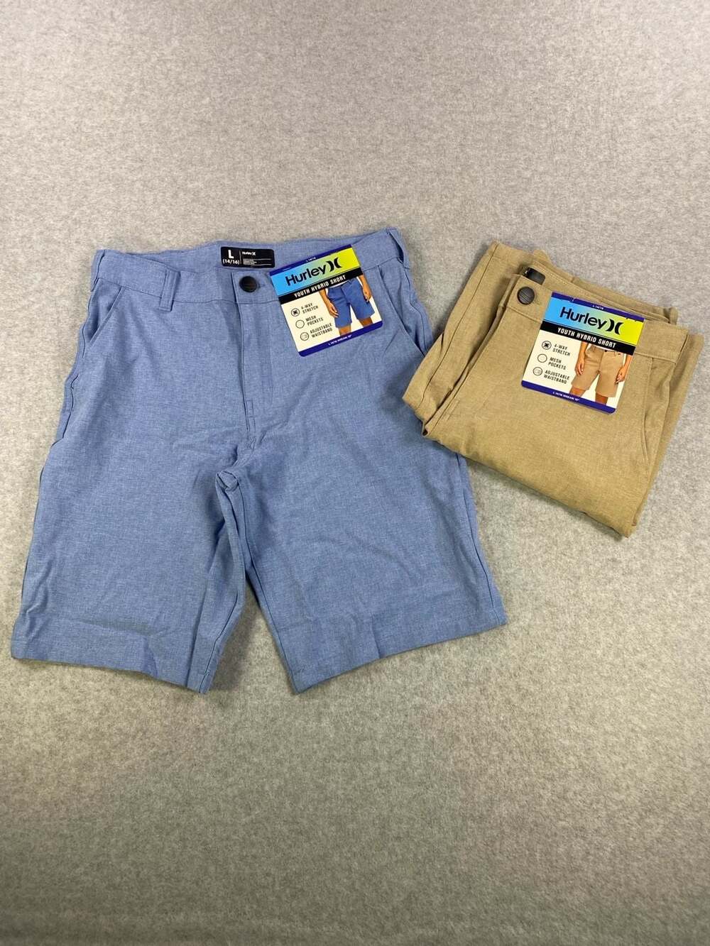Hurley Youth Hybrid Shorts 2-Pack Size Large 14/16